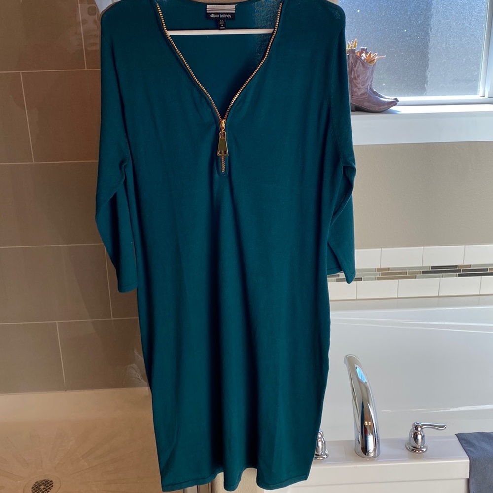 Never worn green knit dress
